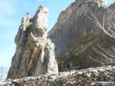 Río Salado-Salinas Imón-El Atance;pantano peñarroya trekking mochilas caurel puerto de cotos madr